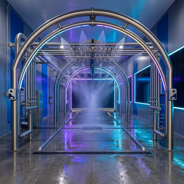 Carwash Bay showing deep cleaning results